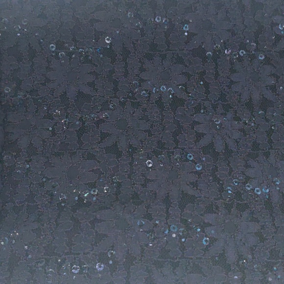 R and M Richards size 8 elegant blue sleeveless dress with beads and sequins - Picture 5 of 6